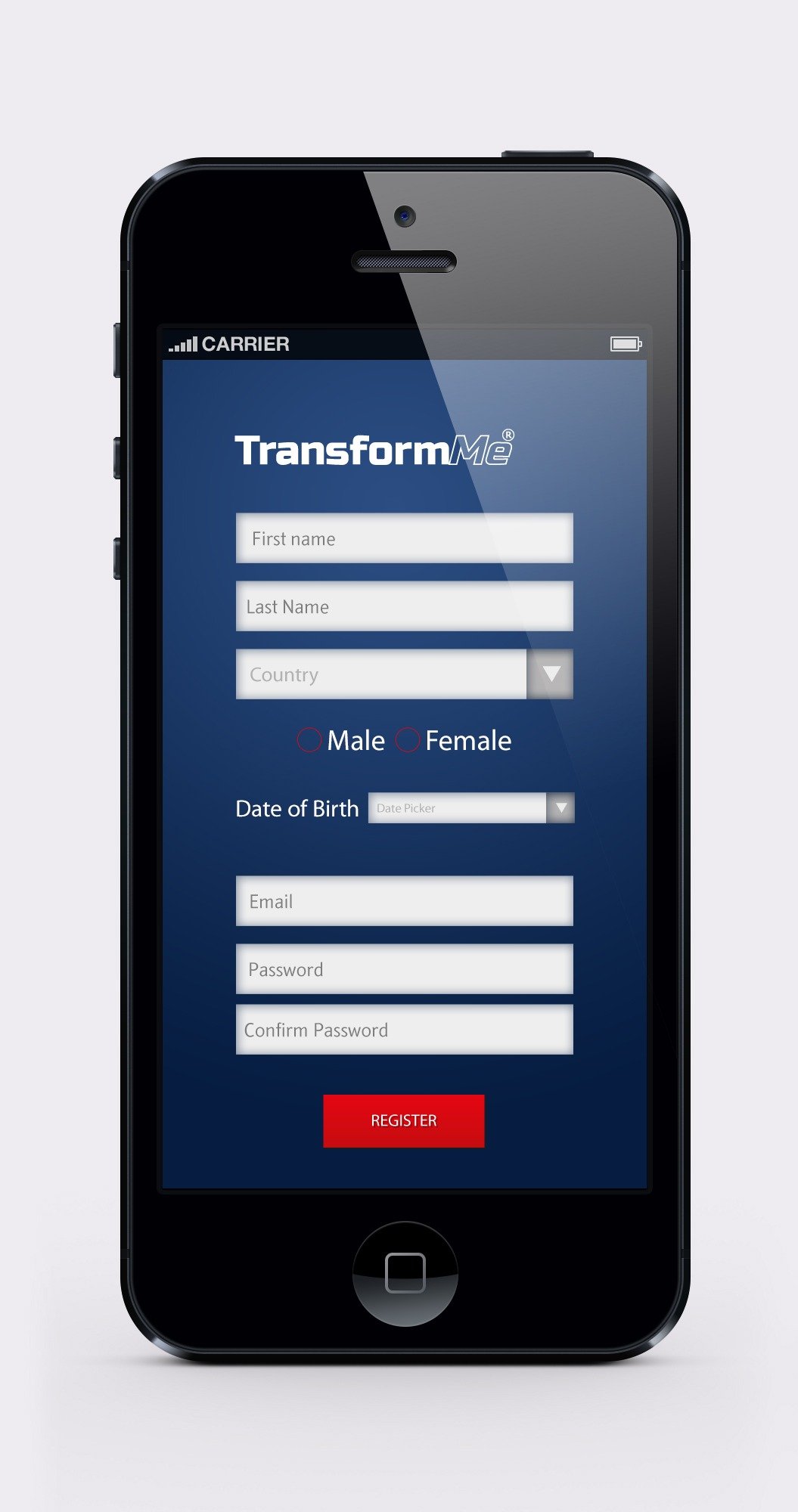 register screen