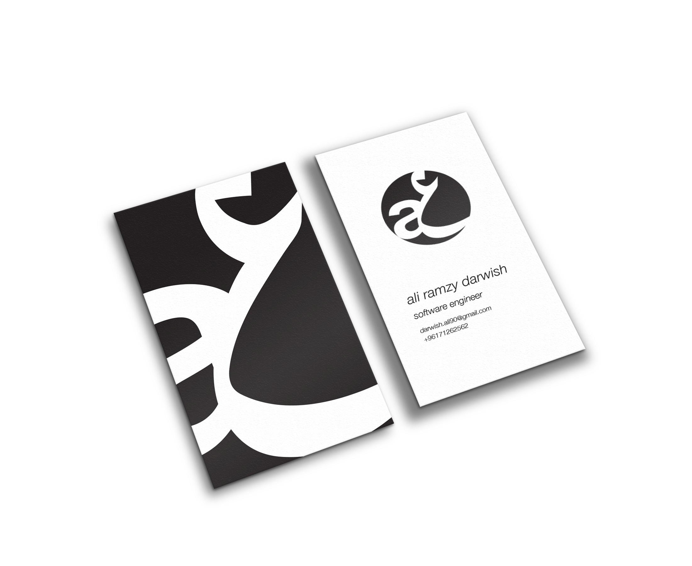 ali darwish business card design by momenarts ali darwish business card design by momenarts