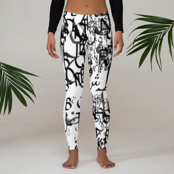 abstract typography -1 -Leggings-01