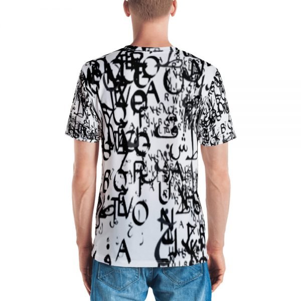 abstract typography -1 -Men’s T-shirt-2