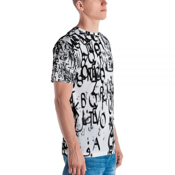 abstract typography -1 -Men’s T-shirt-3
