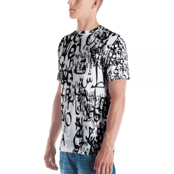 abstract typography -1 -Men’s T-shirt-4