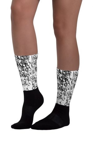 abstract typography -1 -Socks-01