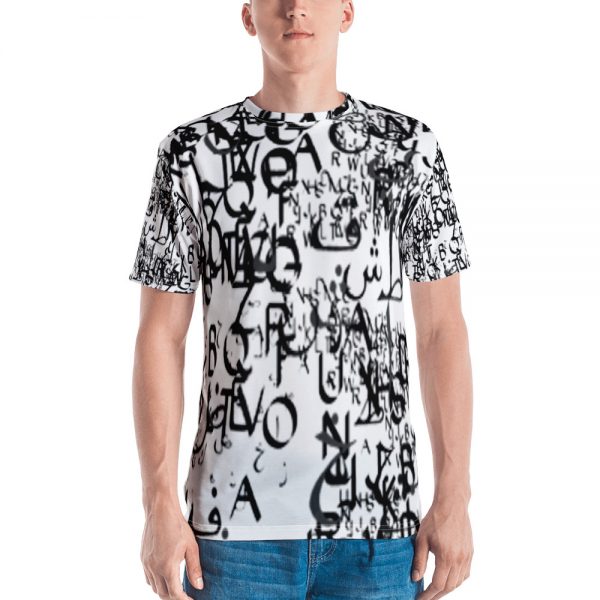 abstract typography – 1 – Men’s T-shirt