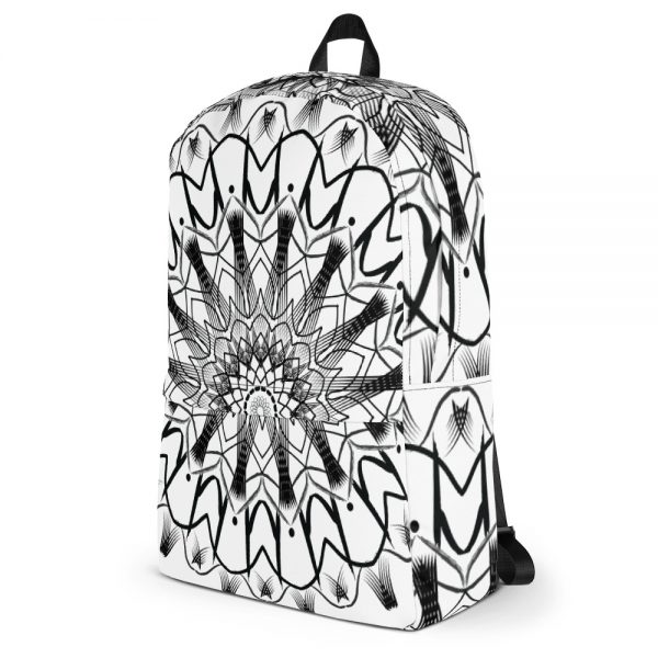 pattern mandala 01 -Backpack-black-on-white-03