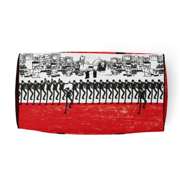 Zareef Altool-Zareef Altoul-dance-dabke-palestine-arab-all over print duffle bag white bottom 616c9ceb97e2a.jpg