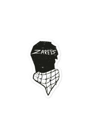 Zareef Altool-Zareef Altoul-dance-dabke-head-english-typography-palestine-kiss cut stickers 3x3 default 616c9f8127619.jpg