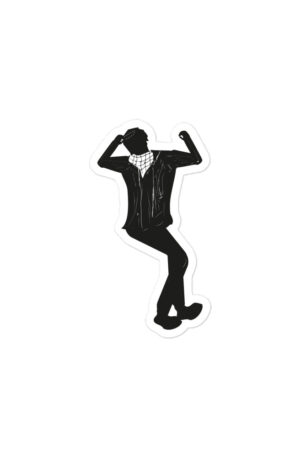 Zareef Altool-Zareef Altoul-dance-dabke-palestine-kiss cut stickers 3x3 default 616cb3fa14703.jpg
