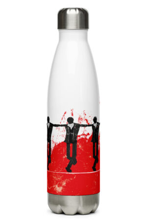 Zareef Altool-Zareef Altoul-dance-dabke-palestine-arab-weapons-stainless steel water bottle white 17oz front 616ca8b17e4d4.jpg