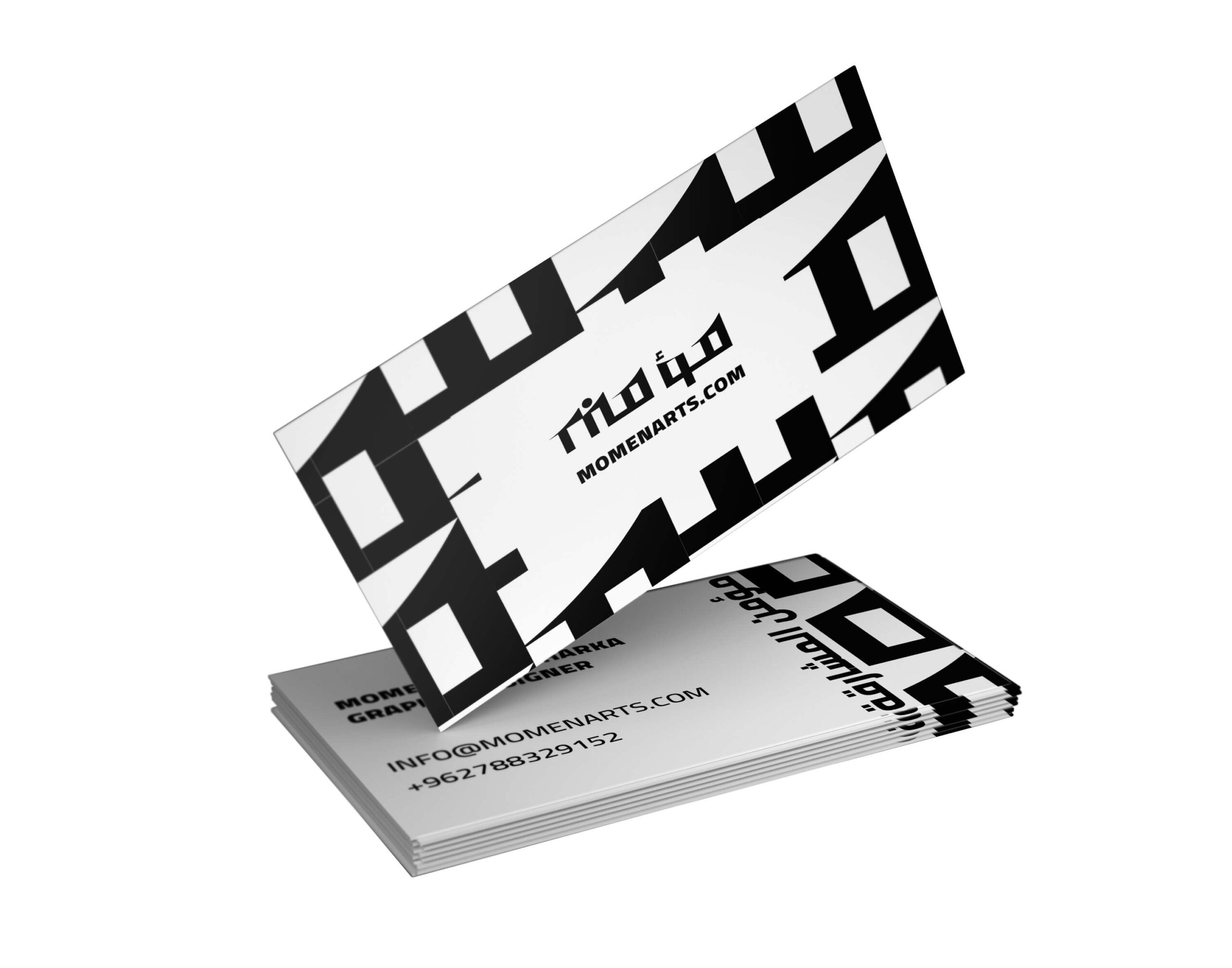 momenarts business card design corporate identity